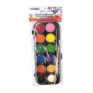 Vodové barvy 9540 Centropen, 30 mm, 12 barev