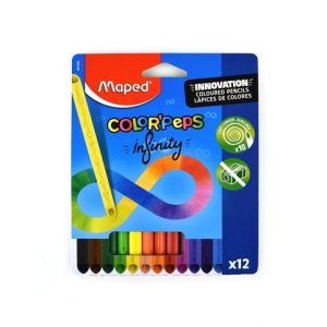 Pastelky Maped Color‚Peps Infinity, 12 ks