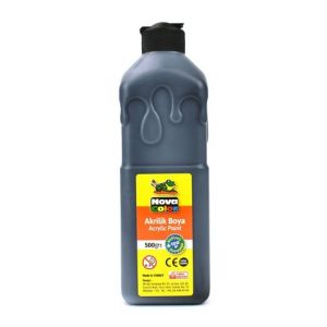 Akrylová barva, 500 ml, černá