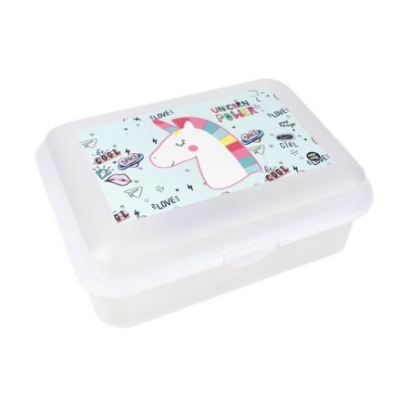 Box na svačinu, 18 x 12,5 x 7 cm, Unicorn iconic