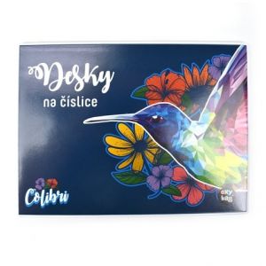 Desky na číslice, kolibřík