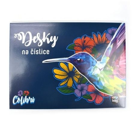 Desky na číslice, kolibřík