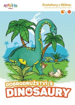 Omalovánka A4, Dobrodružství s dinosaury