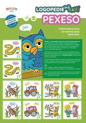 Logopedické pexeso, zvukomalebná slova