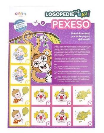 Logopedické pexeso, motorická cvičení