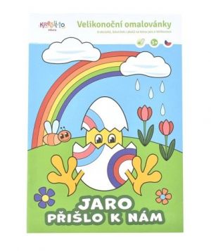 Omalovánka A5, Jaro přišlo k nám