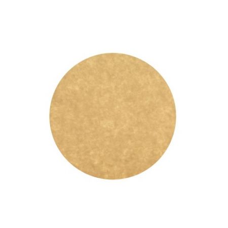 Papírový výřez, kraft, kolečko, 12,5 cm, 10 ks