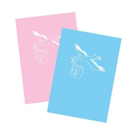 Složka Vítání občánků, čáp