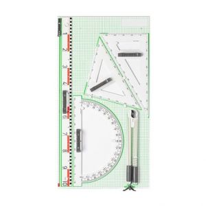 Sada rýsovacích potřeb na magnetické tabule Wissner