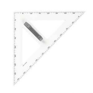 Tabulový trojúhelník Wissner, magnetický, 45 stupňů, 60 cm