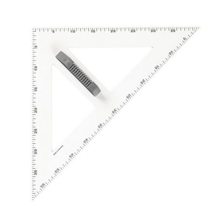 Tabulový trojúhelník Wissner, magnetický, 45 stupňů, 60 cm