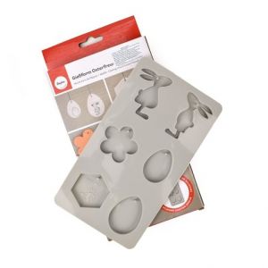 Silikonová odlévací forma, velikonoční vzory + včelky, 6 motivů
