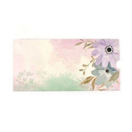 Obálka na peníze, květy, 5 ks