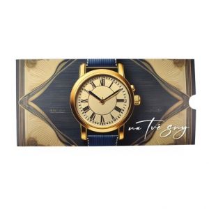 Obálka na peníze, hodinky, 5 ks