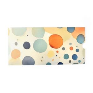 Obálka na peníze, bubliny, 5 ks