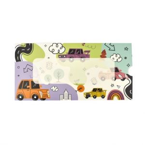 Obálka na peníze, auta, 5 ks