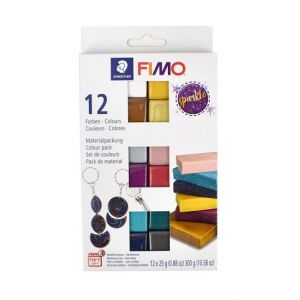 Fimo Efekt Sparkle, sada 12 x 25 g