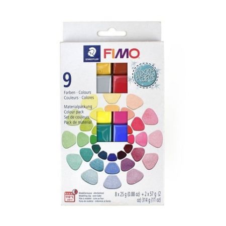 Fimo Efekt Mixing Pearls, sada 10 barev, 314 g