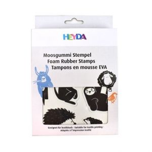 Sada pěnových razítek, zvířata, 15 ks