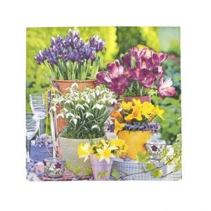 Ubrousek, jarní pozdrav, 1 ks