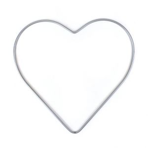 Kovové srdce, 28 x 27 cm