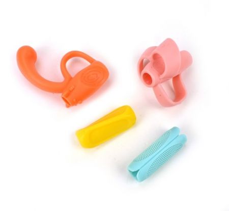 Ergonomický úchop na tužku, pro holky, sada 4 ks