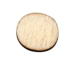 Dřevěný výřez tečka, průměr 1,1 cm
