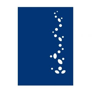 Složka univerzální, A4, motiv bubliny, tmavě modrá