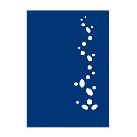 Složka univerzální, A4, motiv bubliny, tmavě modrá