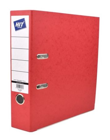 Pořadač pákový Hit Office, A4, 7,5 cm, červený