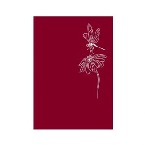 Složka na vysvědčení, motiv vážka