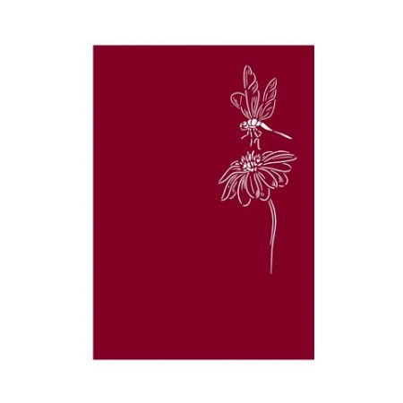 Složka na vysvědčení, motiv vážka