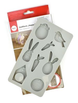 Silikonová odlévací forma, Velikonoce, 8 motivů