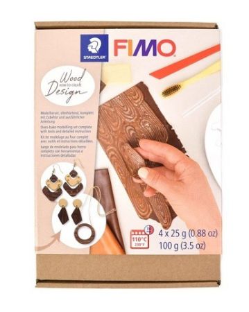 Sada Fimo soft, Dřevěný efekt