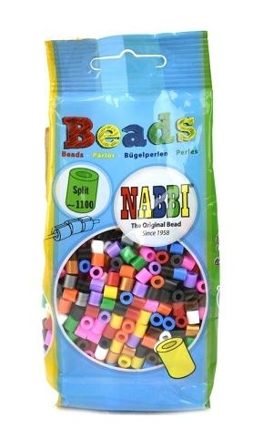 Zažehlovací korálky, barevné, 1100 ks