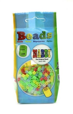 Zažehlovací korálky, transparentní, 1100 ks