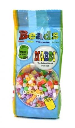 Zažehlovací korálky, perleťové, 1100 ks