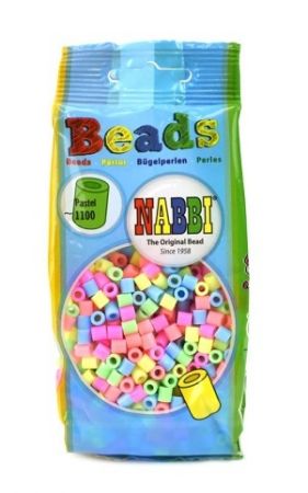 Zažehlovací korálky, pastelové, 1100 ks