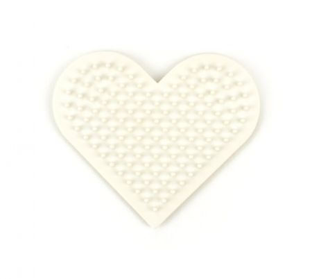 Podložka na zažehlovací korálky, srdce