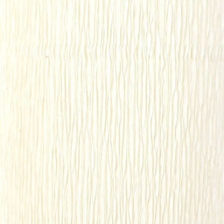 Krepový papír italský, 50 x 70 cm, bílý 600