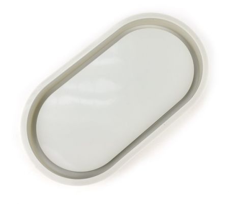 Silikonová odlévací forma, oválný podnos, 17,8 x 9,5 x 1,6 cm