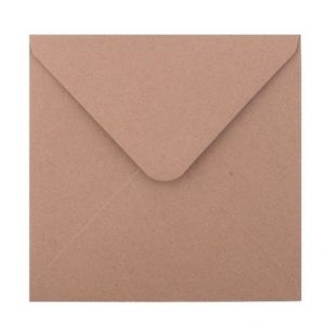 Obálka 160 x 160 mm kraft 120g