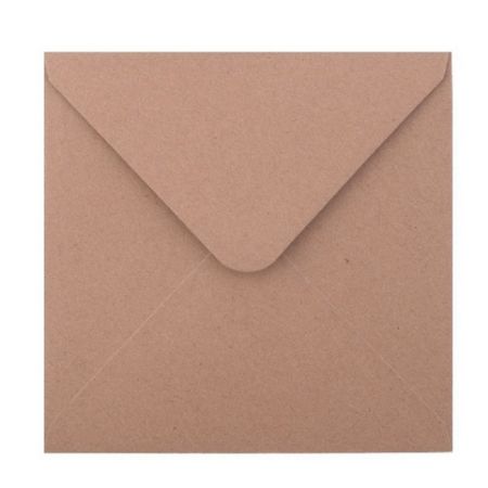 Obálka 160 x 160 mm kraft 120g