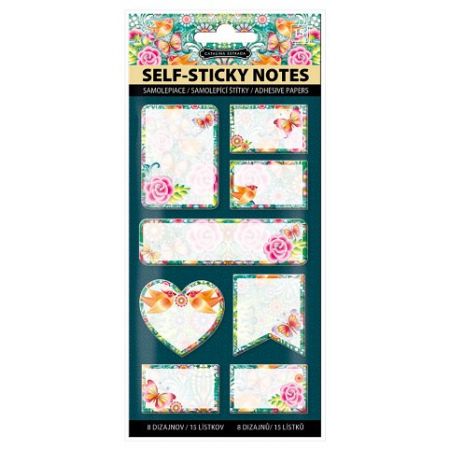 ARGUS Samolepící štítky motýli a květiny 233502571