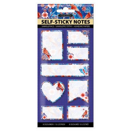 ARGUS Samolepící štítky ptáci a květiny 233502572