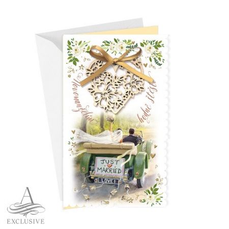 ARGUS Svatební přání s ozdobou 13-6141c