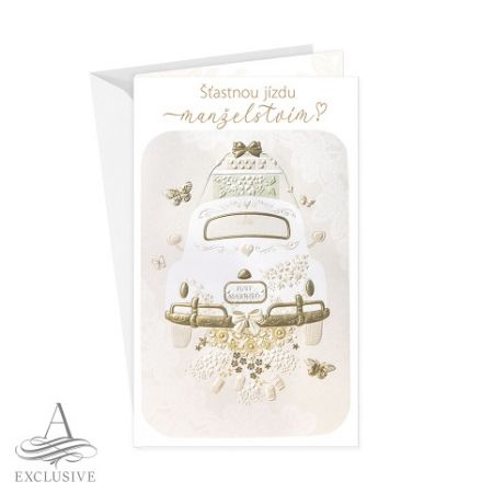 ARGUS Svatební přání s kapsou na peníze 13-6150c