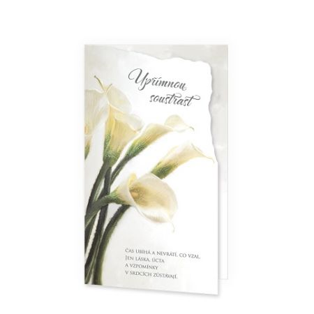 ARGUS Kondolence Úpřimná soustrast 14-613c