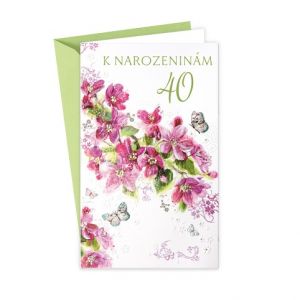 ARGUS Přání k narozeninám 40 15-6384c40