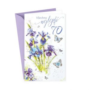 ARGUS Přání k narozeninám 70 15-6385c70